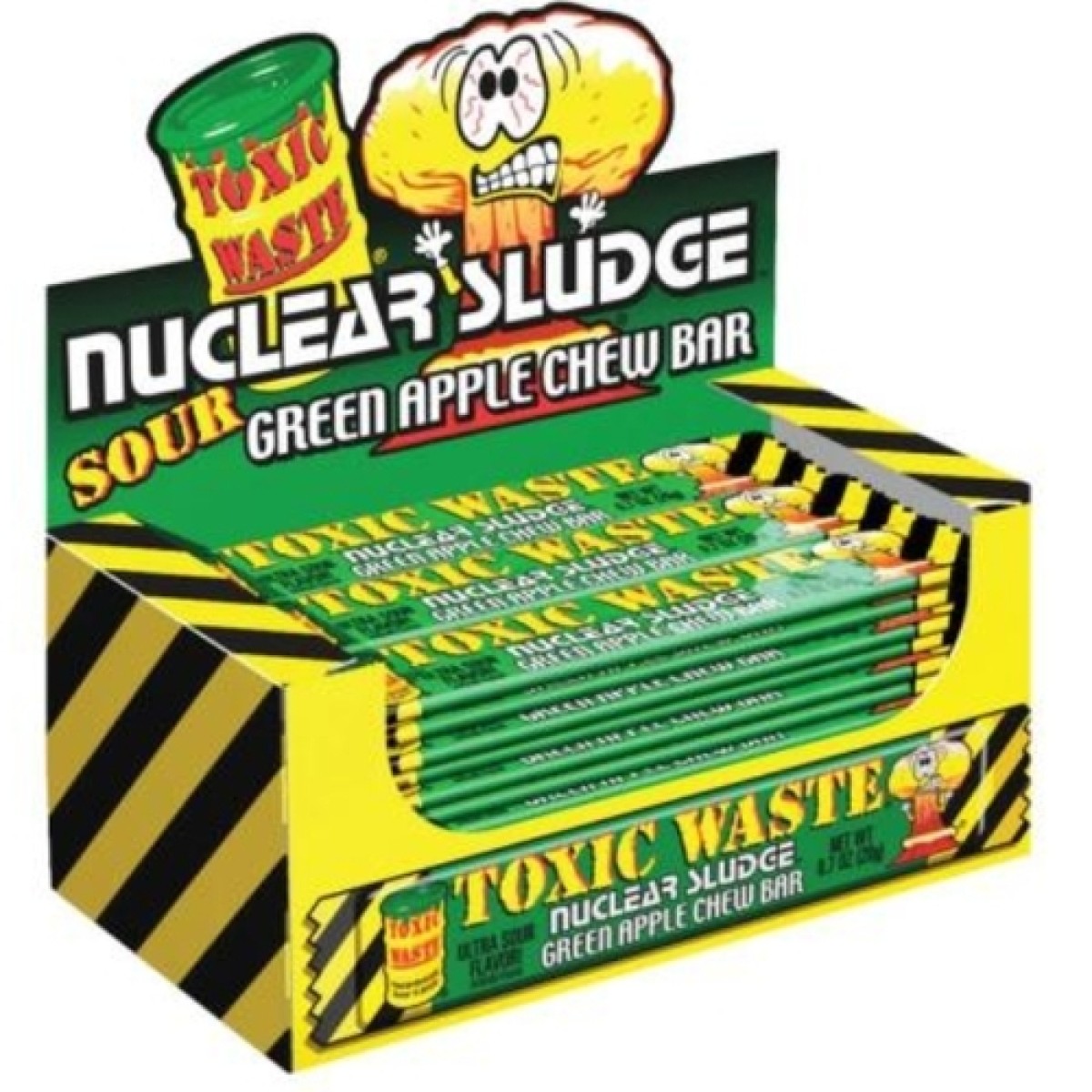 Toxic Waste Sludge Chew Bar Sour appel 50x20g
